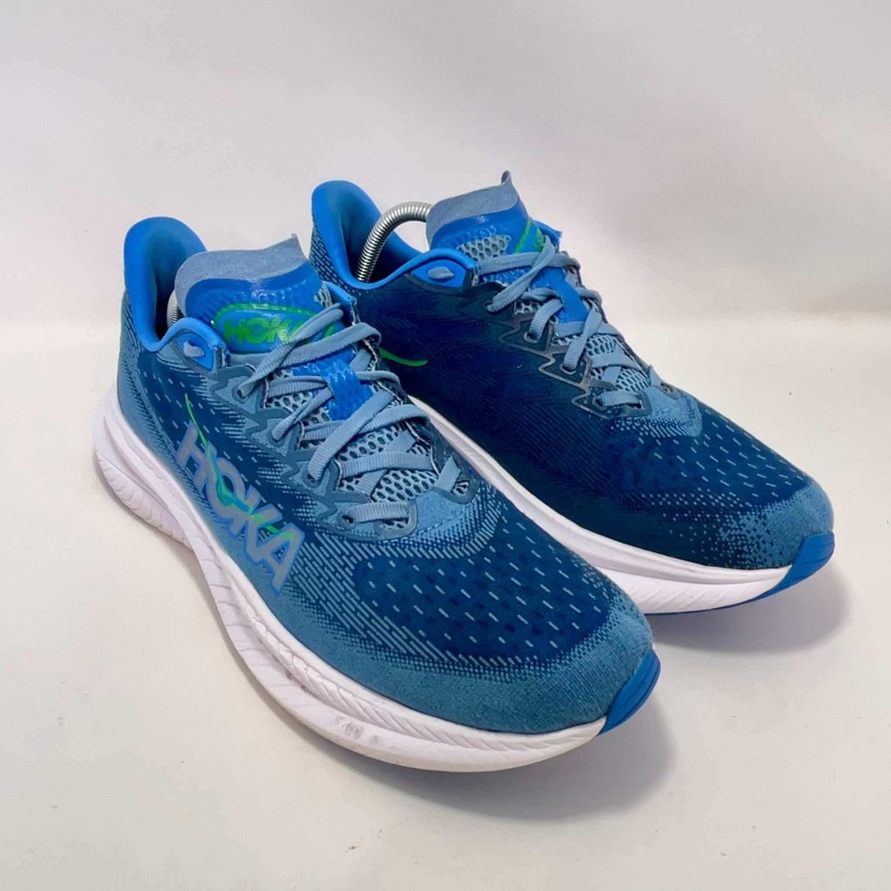Hoka Mach 6 Blue Teal Running Shoes 1147790 DHN Men's Size 11 D Walk Comfort